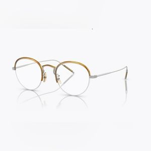 Oliver Peoples 0OV1290T TK 6 5036 Silver/Amber Tortoise Round Unisex Eyeglasses